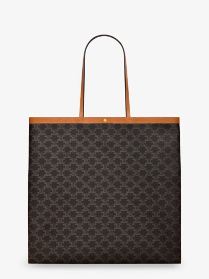 Celine Triomphe Fabric Shopper Bag