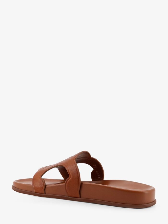 Celine Triomphe Leather Sandals