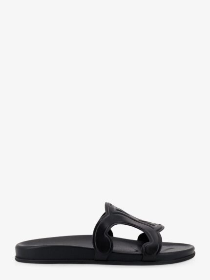 Celine Triomphe Leather Sandals