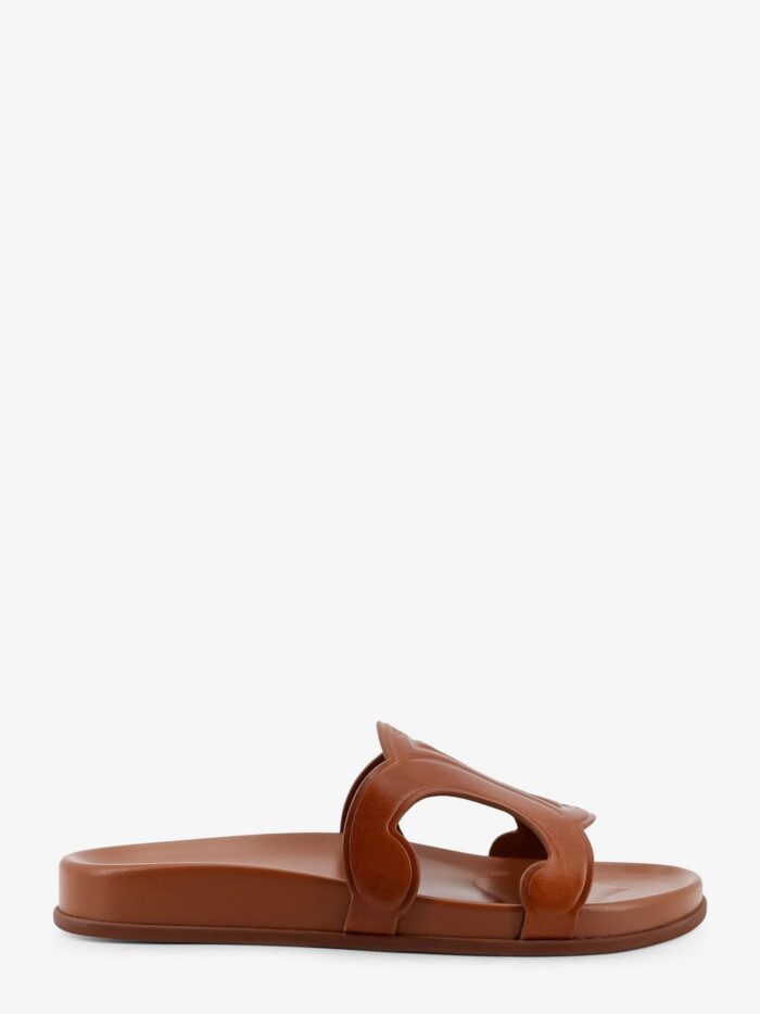 Celine Triomphe Leather Sandals