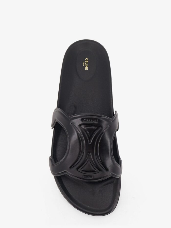 Celine Triomphe Leather Sandals