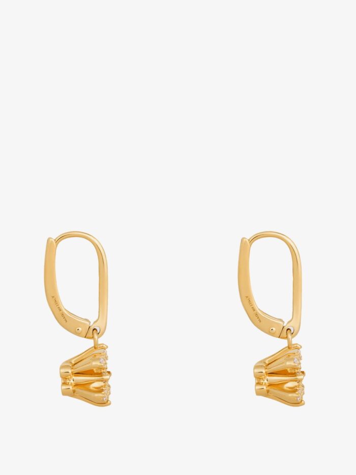 Celine Triomphe Solitaire Sparkle Earrings