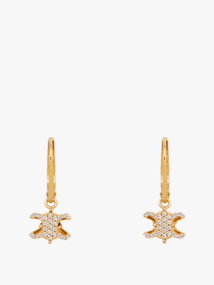 Celine Triomphe Solitaire Sparkle Earrings