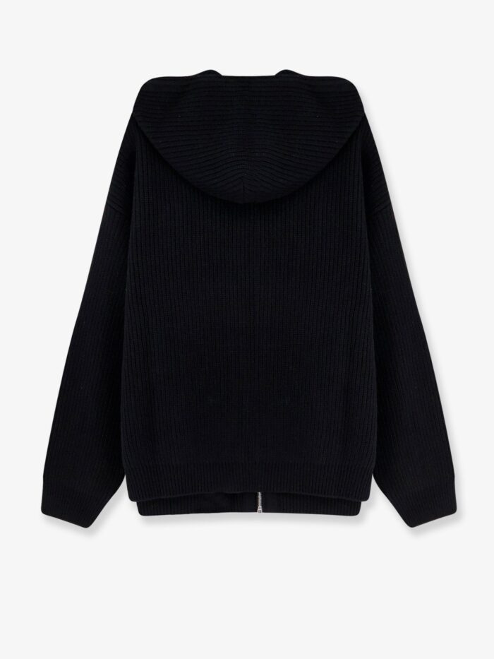celine wool cardigan with flocked logo Celine Wool Cardigan With Flocked Logo