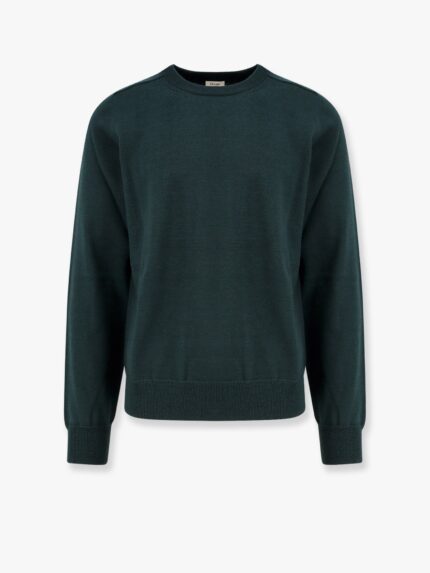 Celine Wool Sweater With Embroidered Logo On The Front