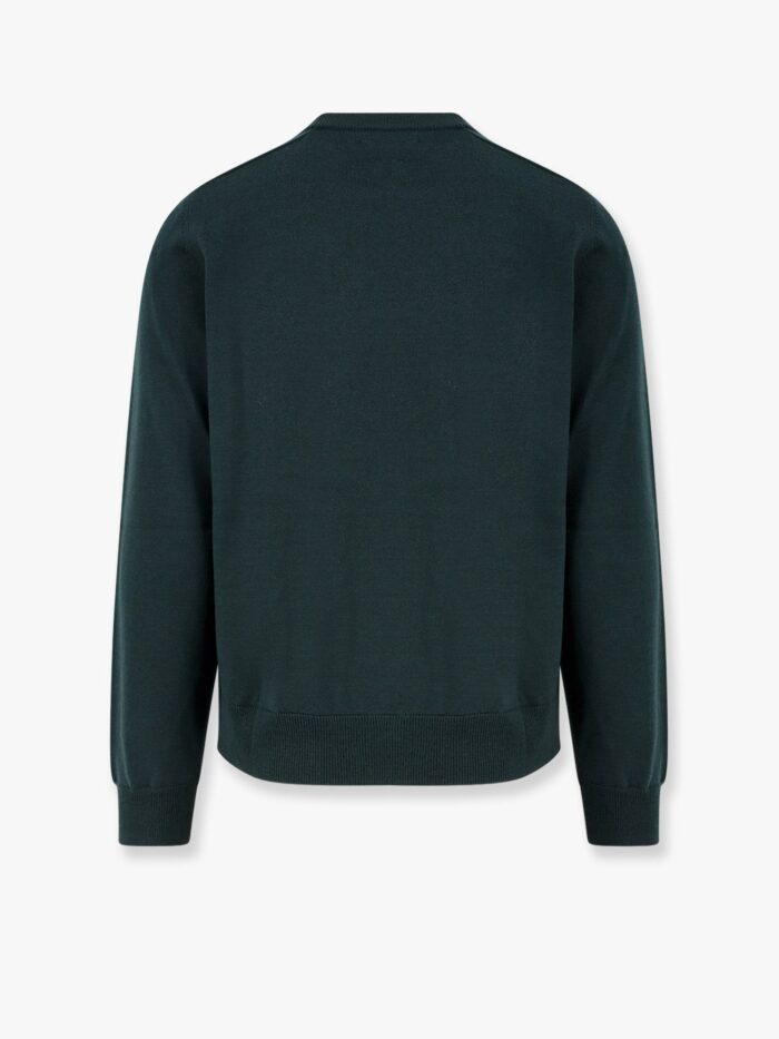 Celine Wool Sweater With Embroidered Logo On The Front