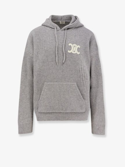 Celine Wool Sweater With Triomphe Patch