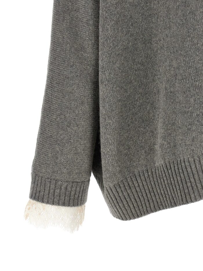 Alberta Ferretti Central Stitching Sweater