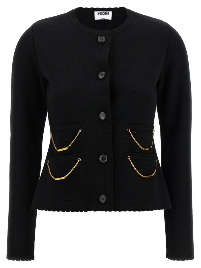 moschino chain cardigan Moschino Chain Cardigan