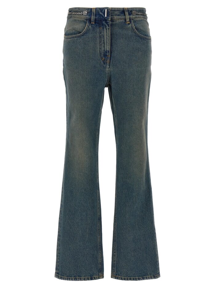 givenchy chain jeans with logo Givenchy Chain Jeans With Logo