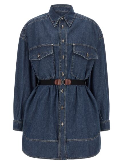 Versace Chambray Denim Dress