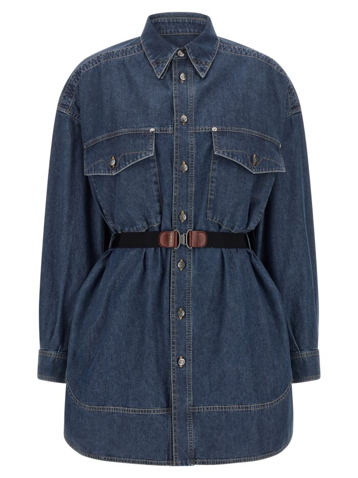 Versace Chambray Denim Dress