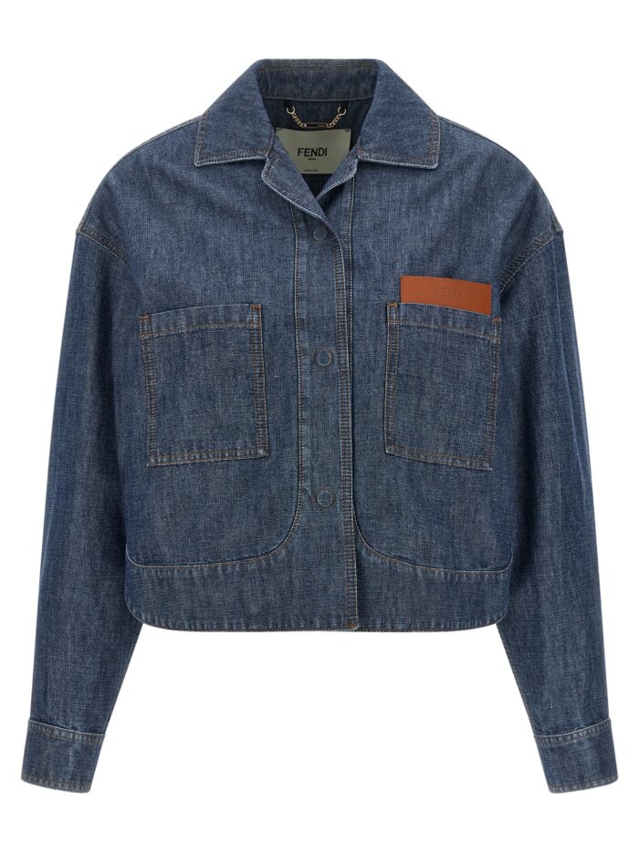 fendi chambray denim jacket Fendi Chambray Denim Jacket