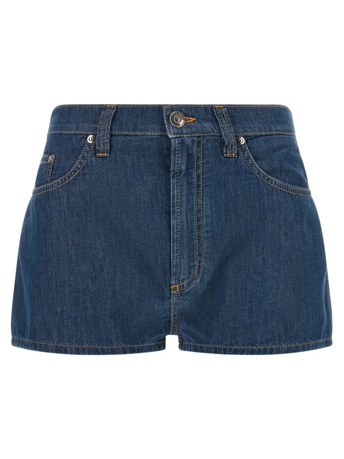 versace chambray denim shorts Versace Chambray Denim Shorts