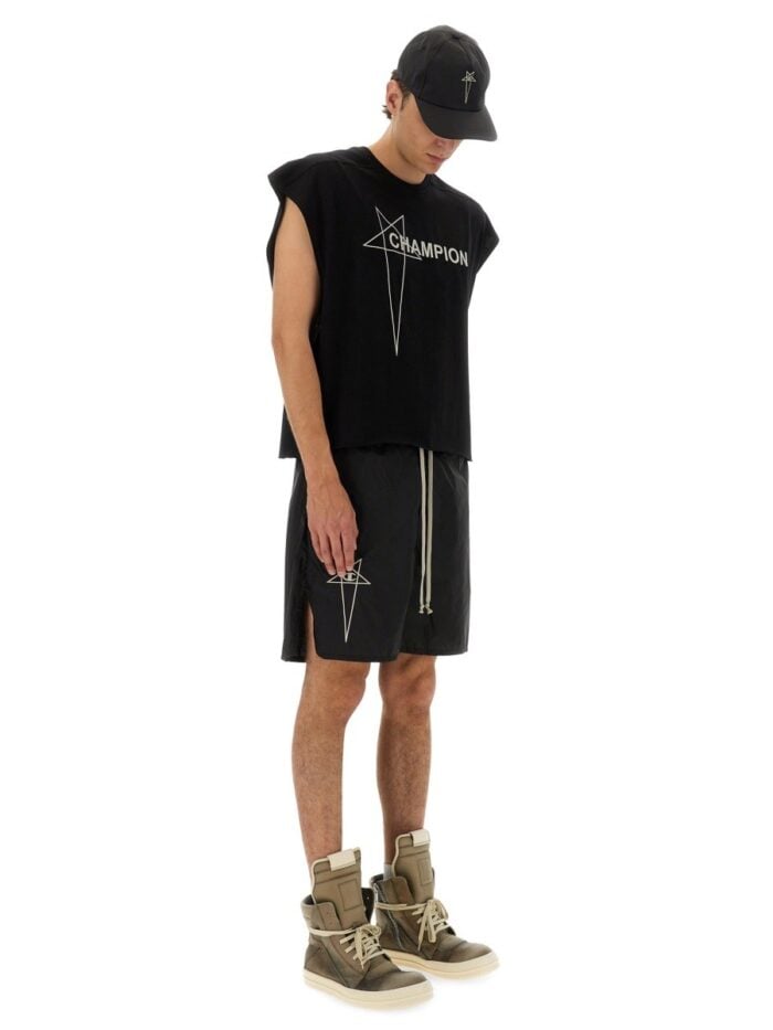 CHAMPION X RICK OWENS NYLON SHORTS