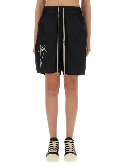 CHAMPION X RICK OWENS SHORTS WITH LOGO