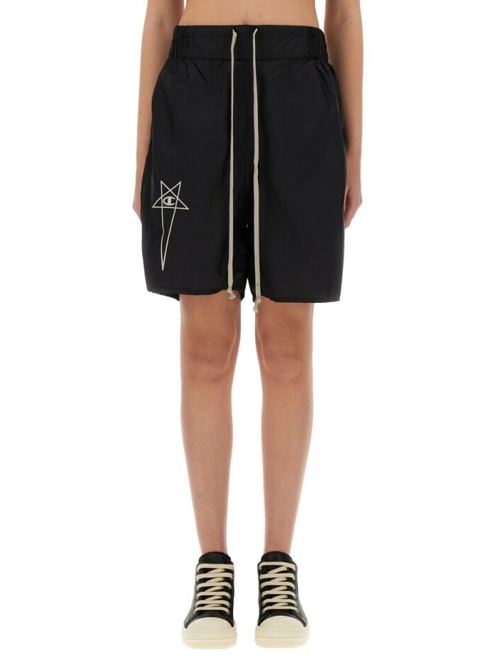 CHAMPION X RICK OWENS SHORTS WITH LOGO