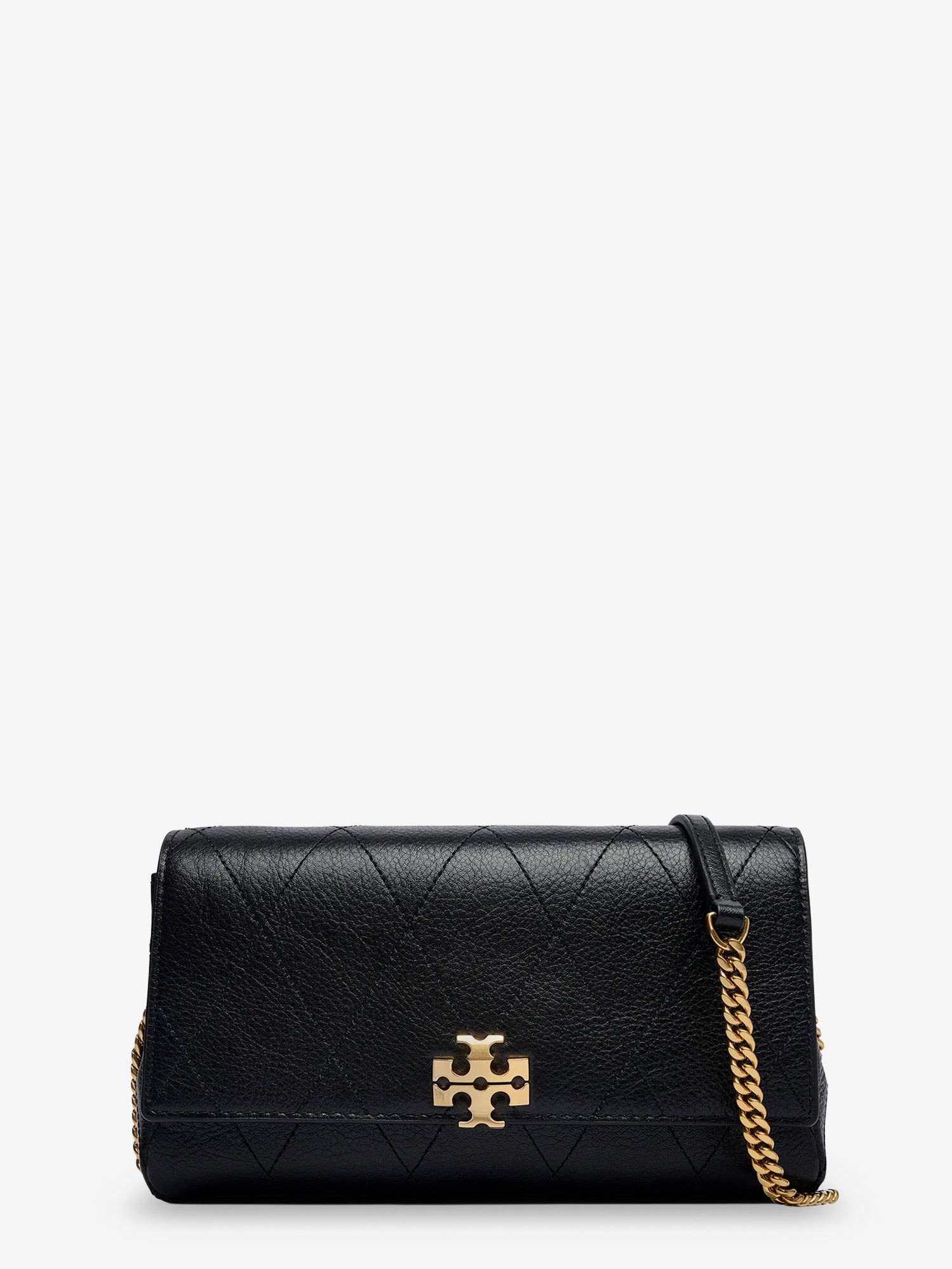 Tory Burch Charlie Quilted Chain Wallet Leather Crossbody Bag