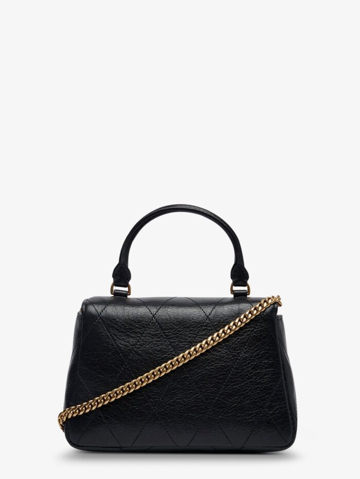 Tory Burch Charlie Quilted Mini Top Handle Chain Wallet Crossbody Bag
