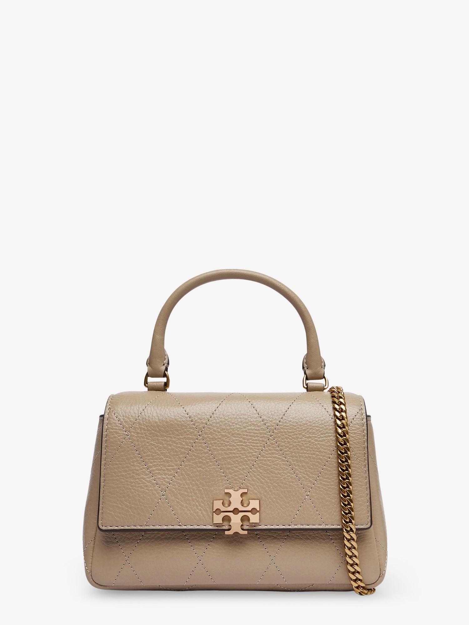 Tory Burch Charlie Quilted Top Handle Chain Wallet Crossbodybag