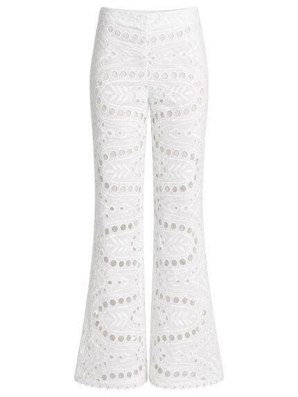 CHARO RUIZ PANTALONE "STERN" CON MOTIVO TRAFORATO