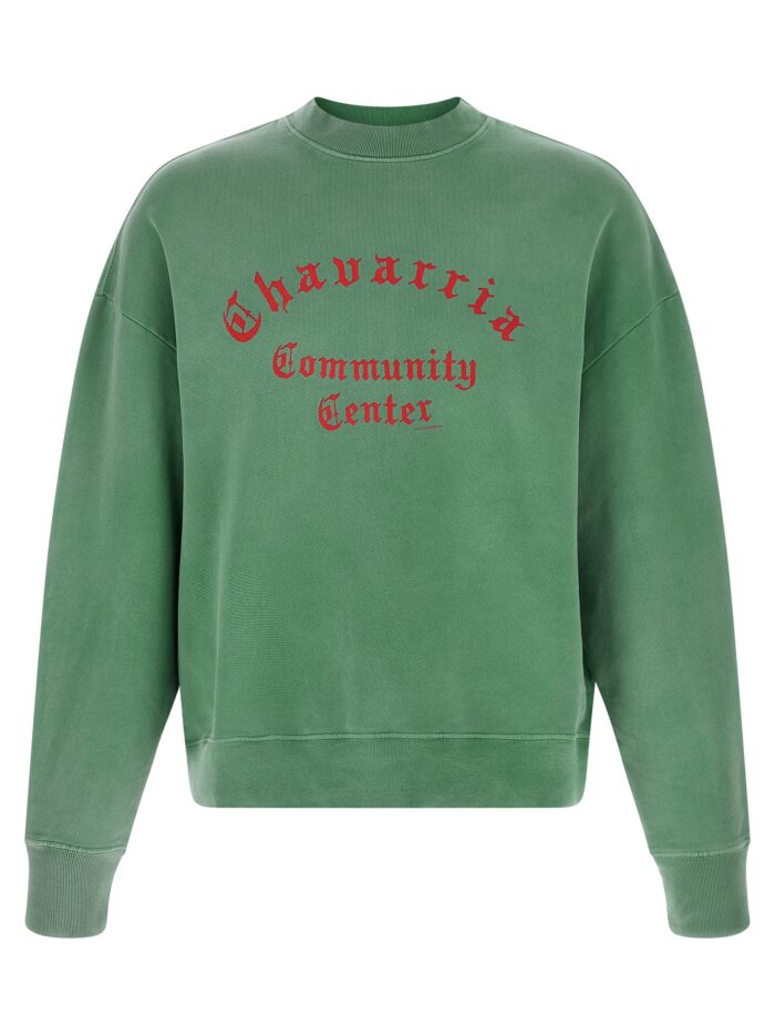 willy chavarria 'chavarria community center hooligan' sweatshirt WILLY CHAVARRIA 'Chavarria Community Center - Hooligan' Sweatshirt