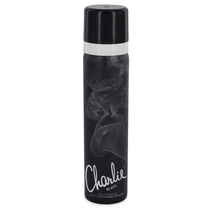 Charlie Black By Revlon - Body Fragrance Spray 2.5 Oz