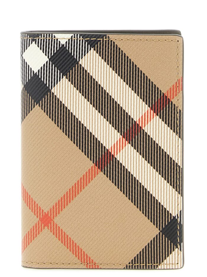 burberry check card holder Burberry Check Card Holder