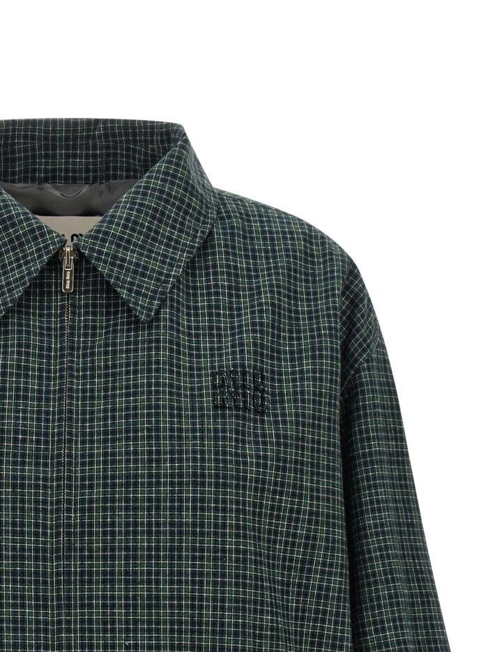 Miu Miu Check Cotton Blouson