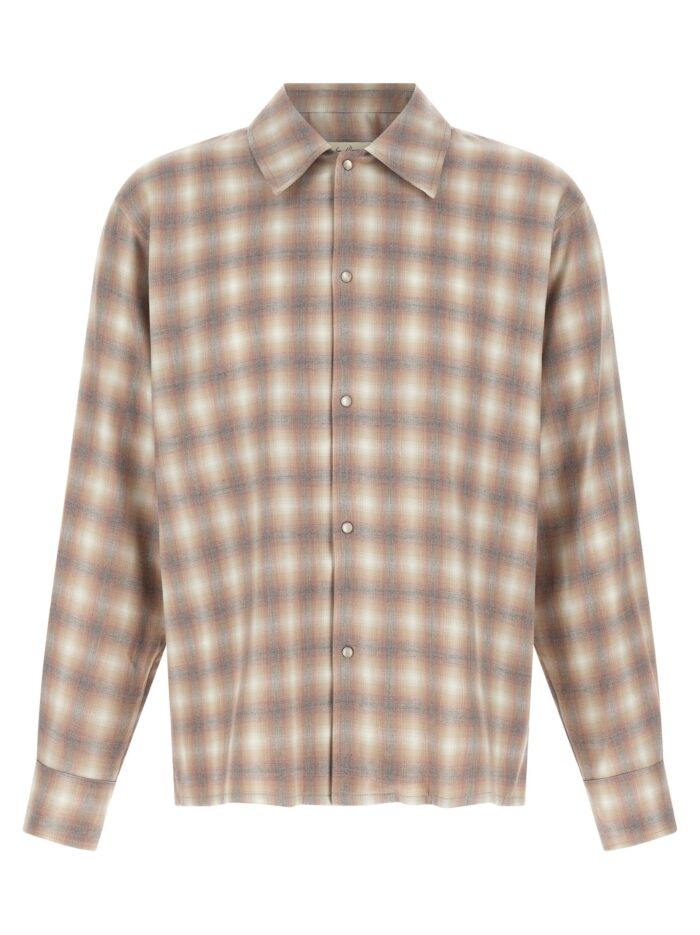 second/layer check dégradé shirt SECOND/LAYER Check Dégradé Shirt