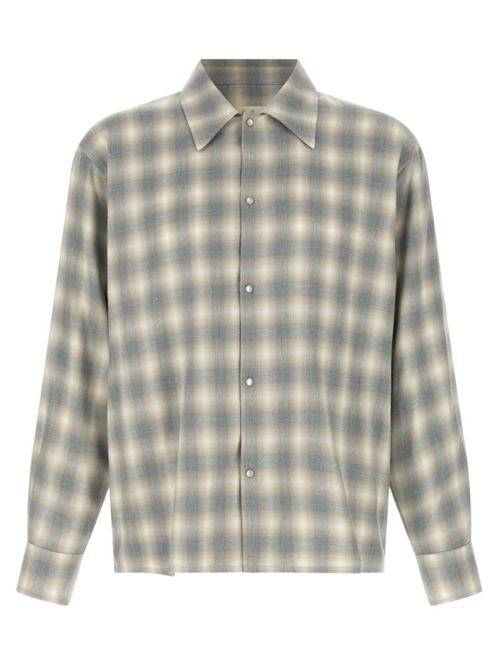 second/layer check dégradé shirt SECOND/LAYER Check Dégradé Shirt