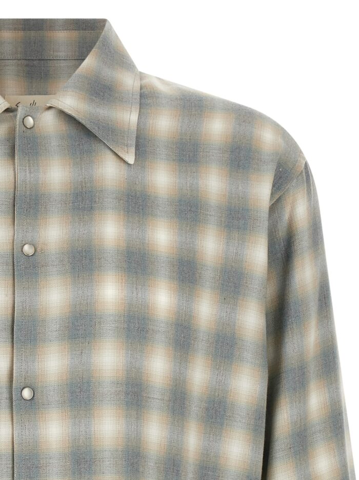 SECOND/LAYER Check Dégradé Shirt