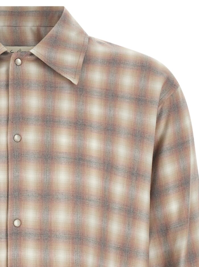 SECOND/LAYER Check Dégradé Shirt