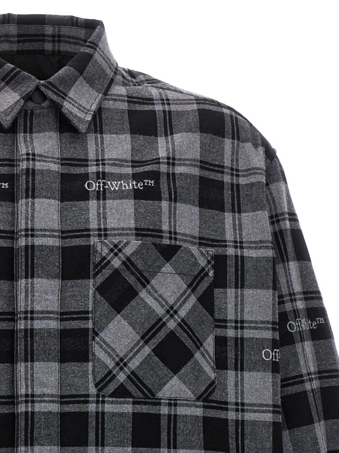 Off-white 'Check Flannel Padded' Jacket