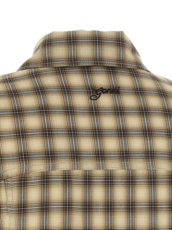 GANNI 'Check Flannel Peplum' Shirt