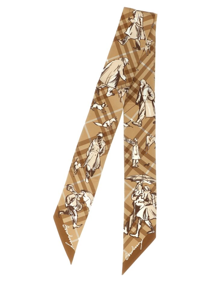 Burberry 'Check Mates' Thin Scarf