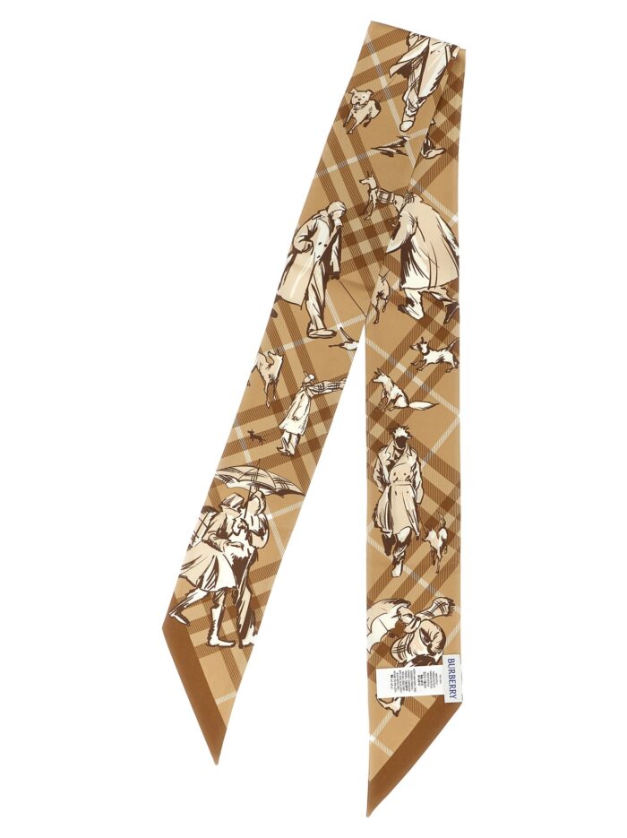 burberry 'check mates' thin scarf Burberry 'Check Mates' Thin Scarf
