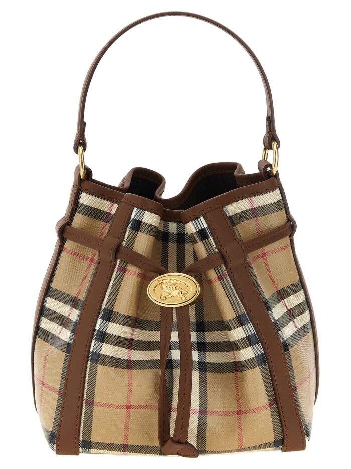 burberry check mini bucket bag Burberry Check Mini Bucket Bag