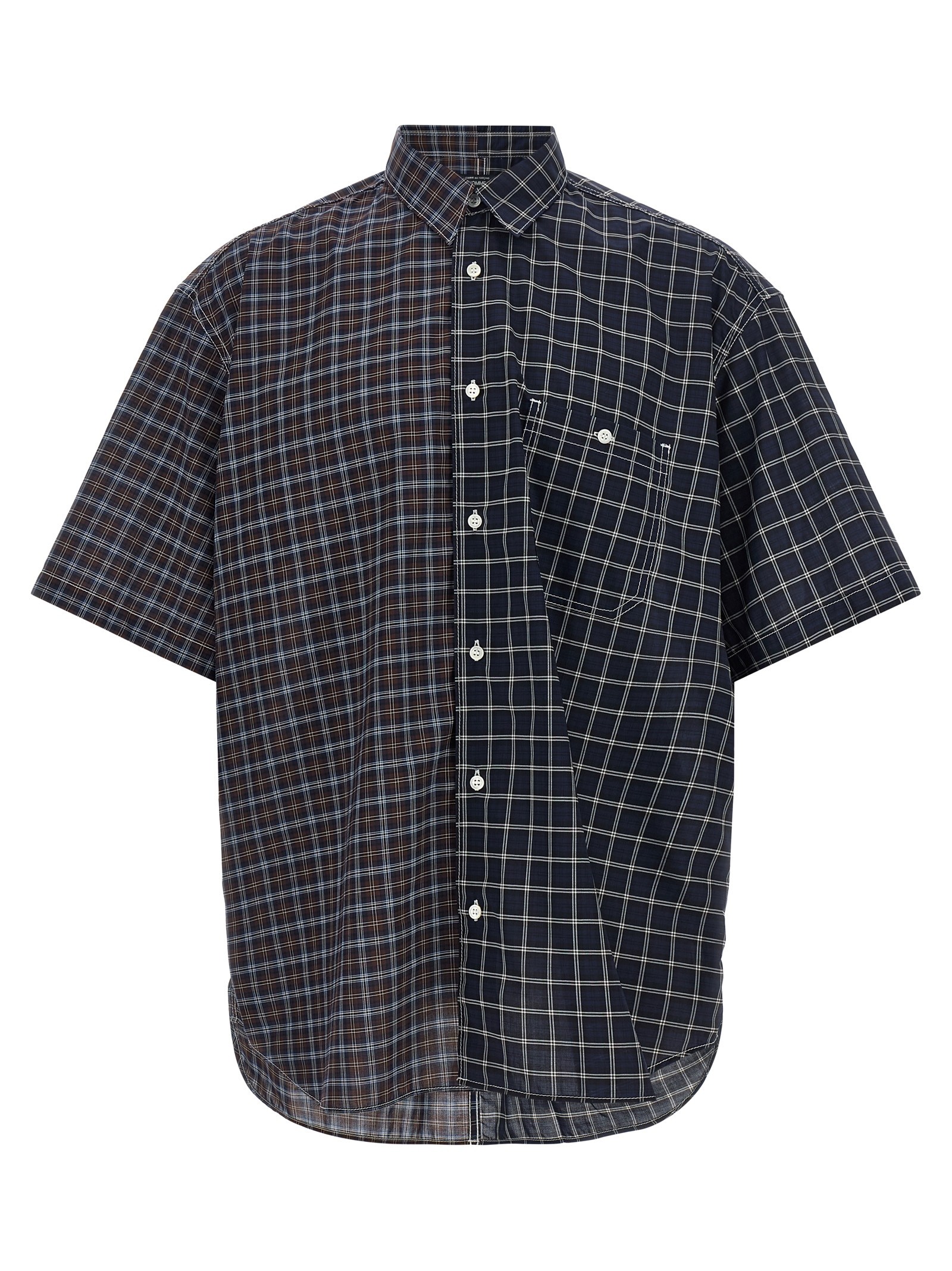 COMME DES GAR?ONS HOMME Check Patterned Shirt