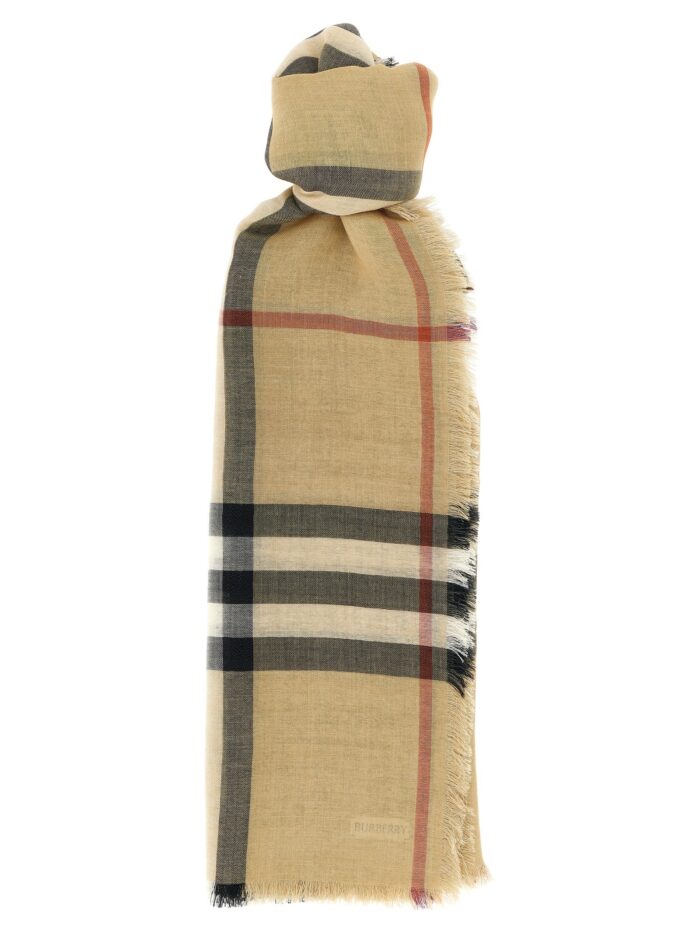 burberry check reversible scarf Burberry Check Reversible Scarf