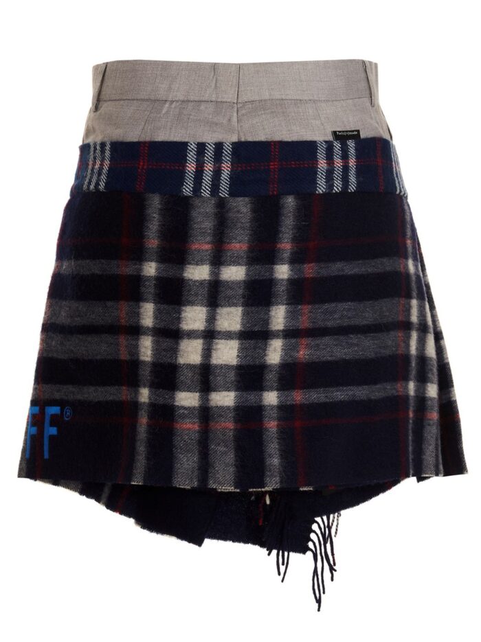 1/OFF 'Check Scarf Reworked' Skirt