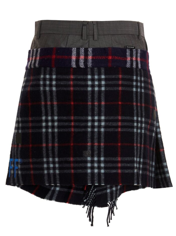 1/OFF 'Check Scarf Reworked' Skirt