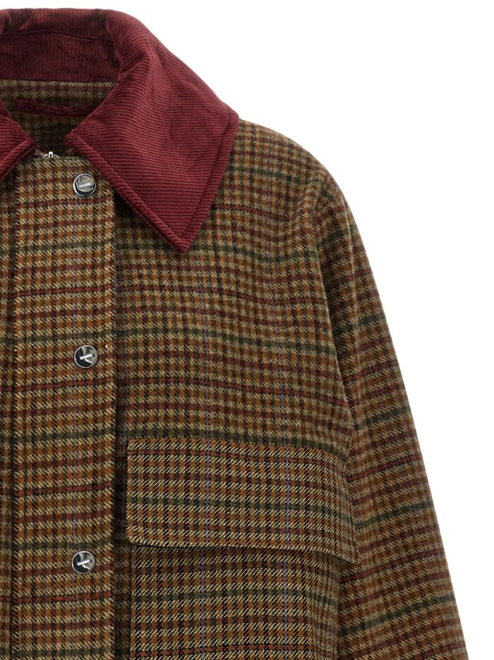 GANNI Check Twill Jacket