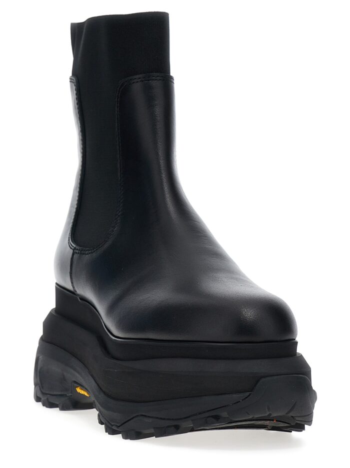 SACAI Chelsea Leather Ankle Boots