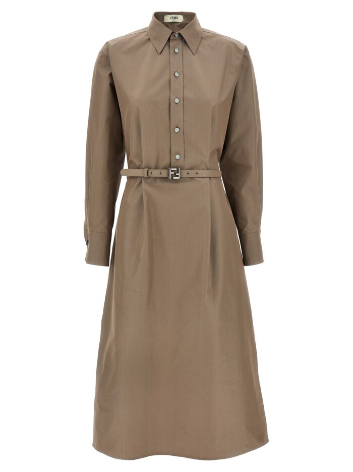 fendi chemisier midi dress Fendi Chemisier Midi Dress