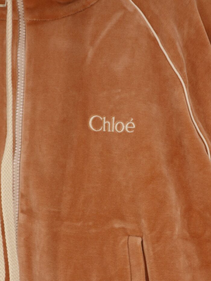 CHLOE' Chenille Sweatshirt With Logo