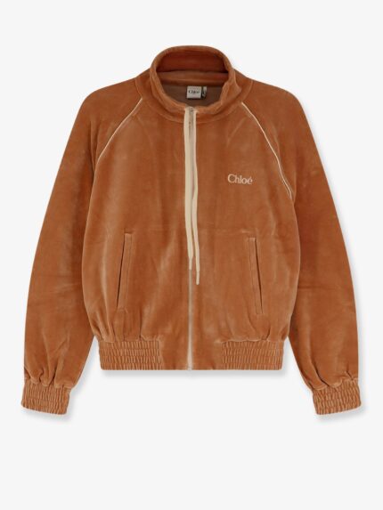 CHLOE' Chenille Sweatshirt With Logo