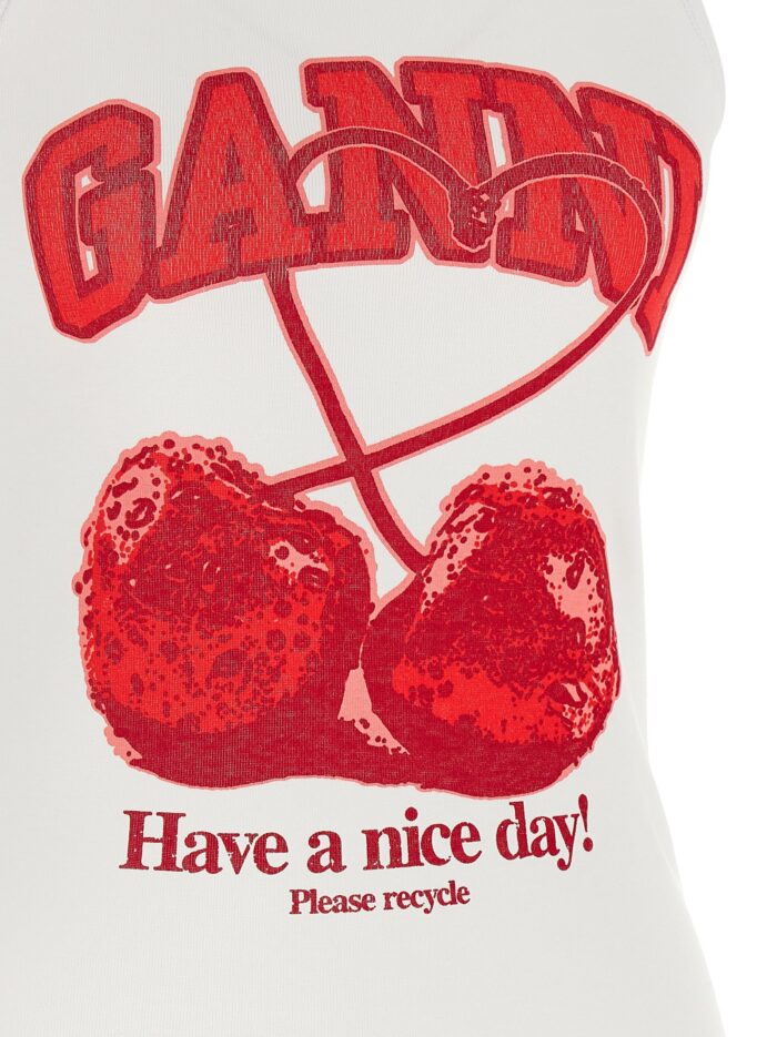 GANNI 'Cherry' Tank Top