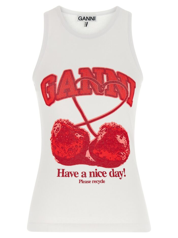 GANNI 'Cherry' Tank Top