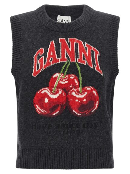 GANNI 'Cherry' Vest